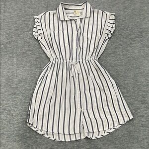 Japna  by anthrapogie women’s  100% cotton Dress striped dising size S